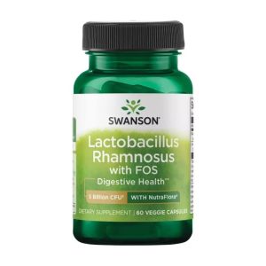 Lactobacillus rhamnosus s FOS Swanson, 5 milijardi CFU (60 kapsula)