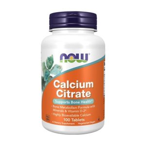 Kalcijev citrat NOW, 300 mg (100 tableta)