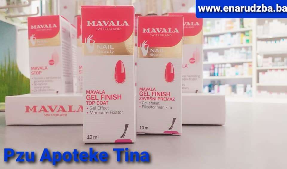 MAVALA GEL FINISH završni premaz gel fiksator za manikuru 10ml
