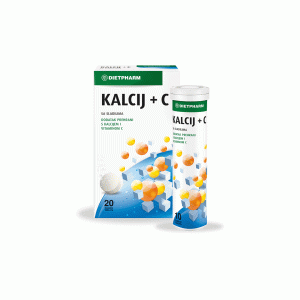 DIETPHARM KALCIJ + VITAMIN C ŠUMEĆE TBL A20