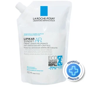 La Roche-Posay Lipikar Syndet AP+ gel za čišćenje 400 ml REFILL pakovanje