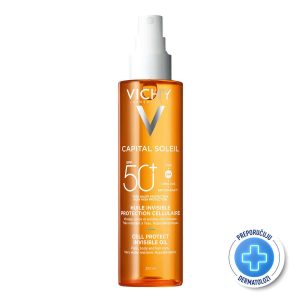 VICHY CAPITAL SOLEI CELL PROTECT ZAŠTITNO ULJE ZA LICE , TIJELO I VRHOVE KOSE SPF 50 200ML