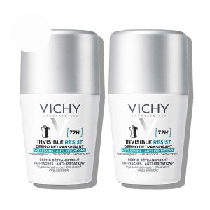 VICHY DEO ROLL-ON INVISIBLE RESIST 72H, 2X50ML