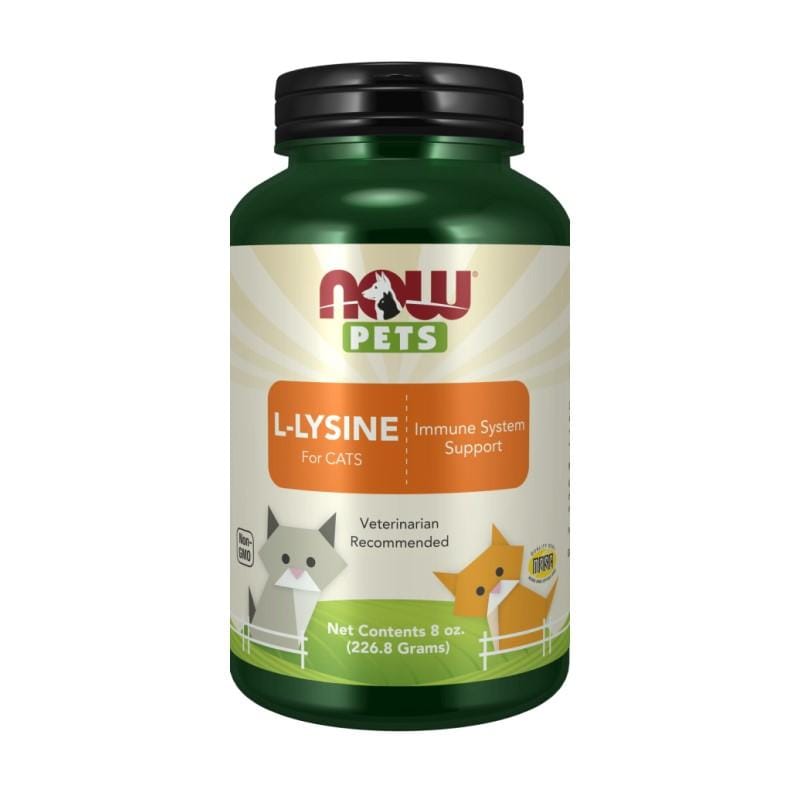 L-lizin za mačke NOW Pets (226 g)