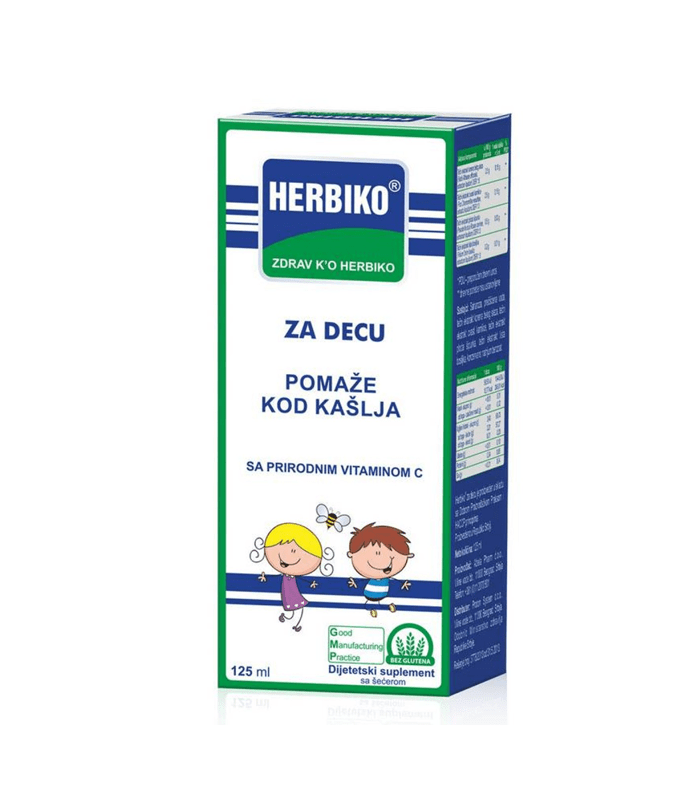 HERBIKO sirup za djecu 125ml Abela Pharm – za kašalj i olakšanje disanja