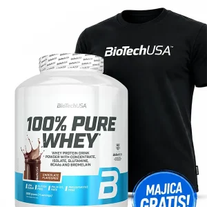 100% Pure Whey Protein 2000g + Majica GRATIS!