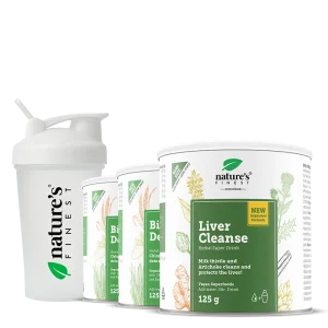 Liver + 2x Detox + NF shaker paket