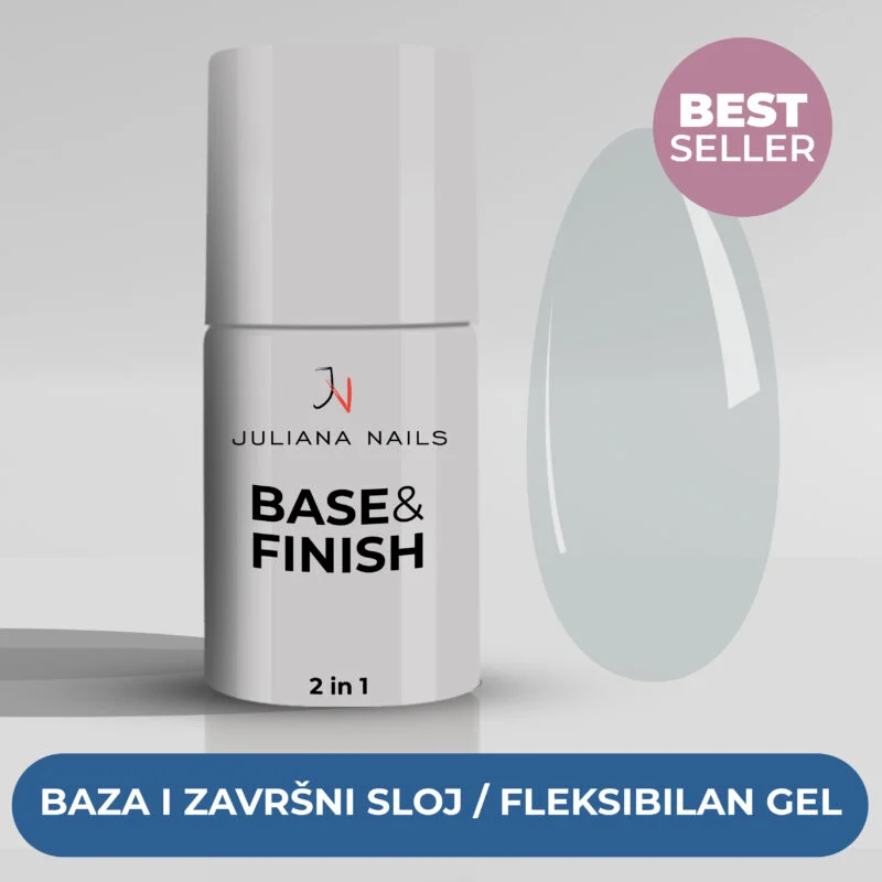 Gel Lak Base & Finish 15ml GL600110F - Slika 2
