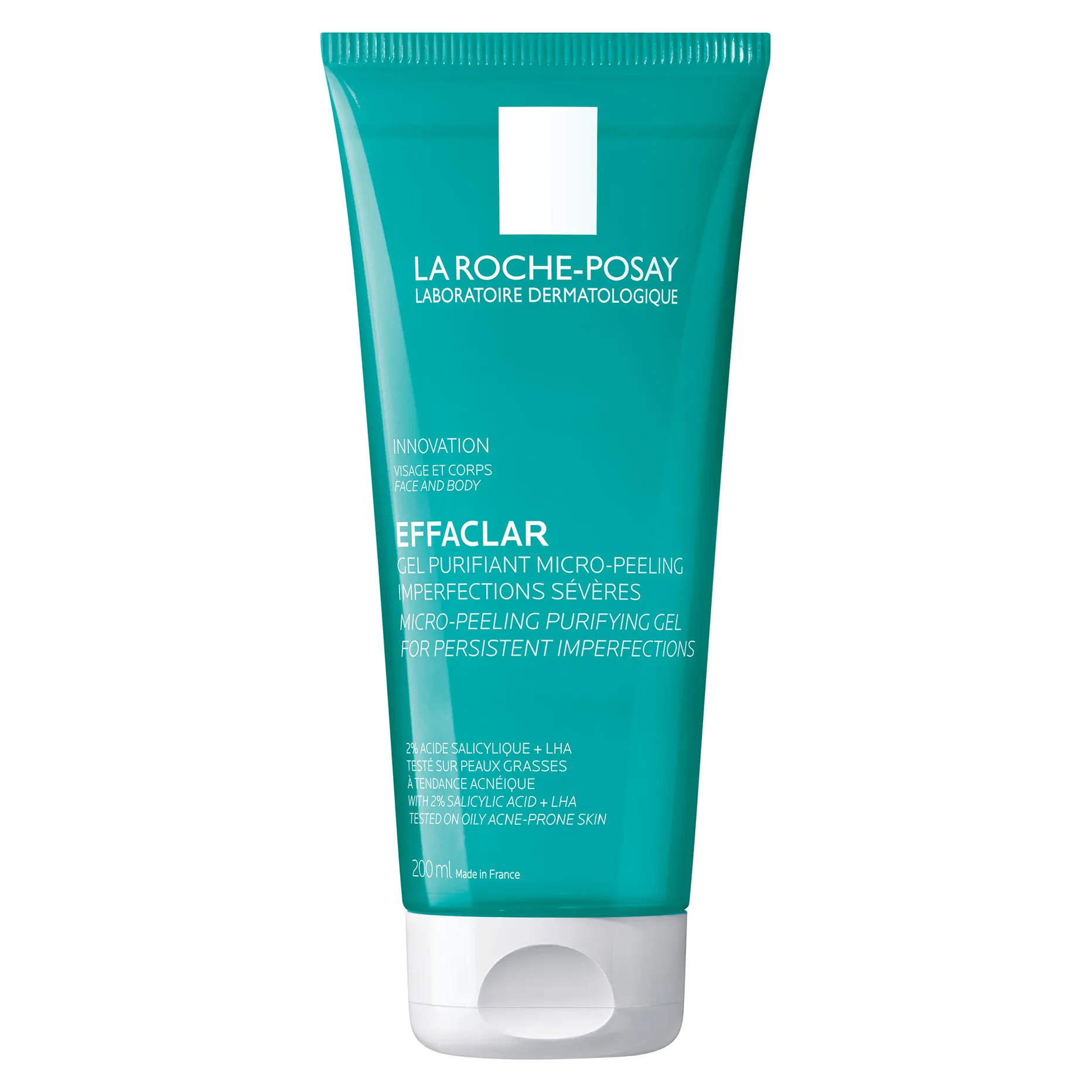 La Roche-Posay Effaclar micro-peeling purifying gel za čišćenje lica i tijela 200 ml - Slika 2