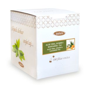 Čaj Aloe vera, Đumbir i Mandarina – Maxi Pakiranje, 100 filtar vrećica