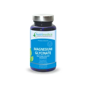 Magnezij glicinat, 180 mg, 90 vcaps, Nutrimedica