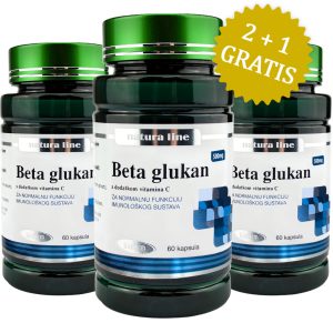 Beta glukan + vitamin C 2+1 GRATIS