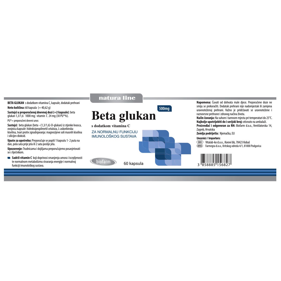 Beta glukan + vitamin C 2+1 GRATIS - Slika 5