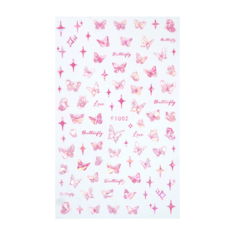 Nail Sticker – Dancing Butterflies 1 NA1237 - Slika 2