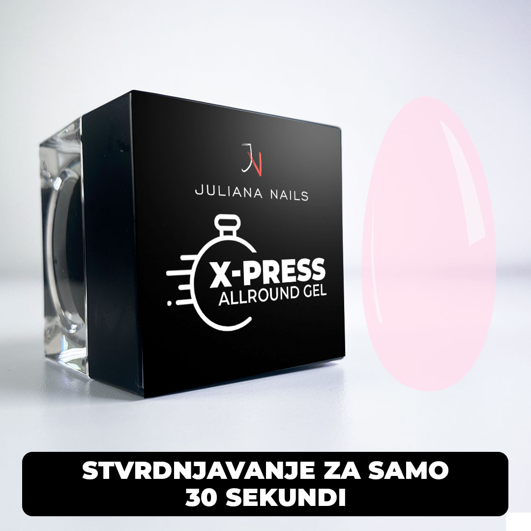 X-press Allround Gel – 30 Sec. – Milky Rose 5g GL100470
