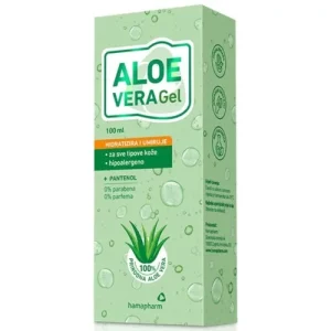 ALOE VERA GEL 100ML HAMAPHARM