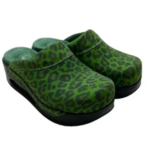 ANATOMSKE KLOMPE HIPPOCRATES AIR ART 2022 GREEN LEOPARD