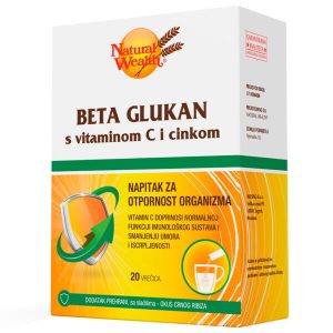 NATURAL WEALTH BETA GLUKAN S VITAMINOM C I CINKOM (A 20)