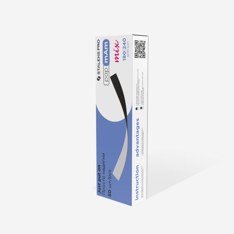 Jednokratne dvostrane papmAm Mix Expert rašpice za nokte 180/240 grit (50 kom) - Slika 4