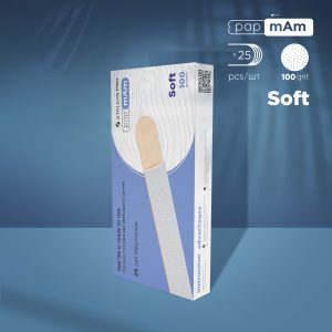 Jednokratne bijele papmAm turpije na drvenoj podlozi Expert 20 100 grit (25 kom)