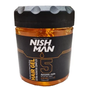 NISHMAN ULTRA STRONG HAIR STYLING GEL N.5 750 ML