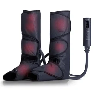 MASAŽER ČIZMA ZA NOGE S KOMPRESIJOM I GRIJANJEM NANO LEG MASSAGER