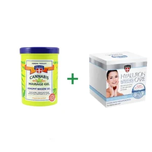 Gel od konoplje + Krema za lice  s hijaluronskom kiselinom