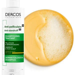 Vichy Dercos šampon protiv peruti za suhu kosu 200 ml