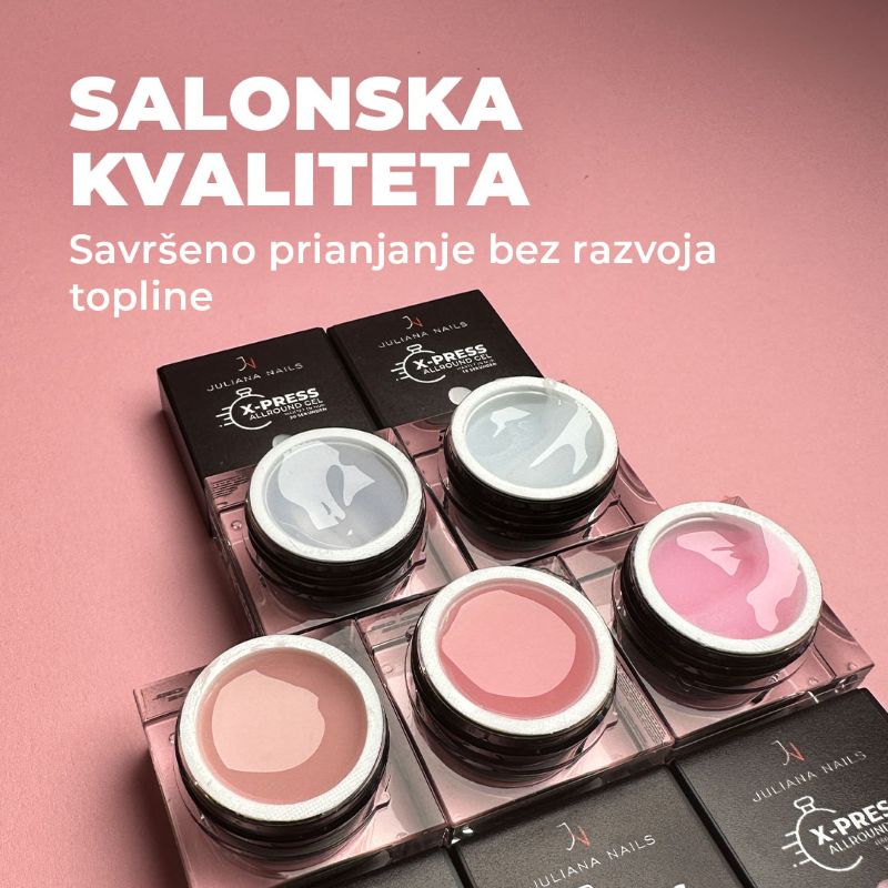 X-press Allround Gel – 30 Sec. – Milky Rose 5g GL100470 - Slika 6